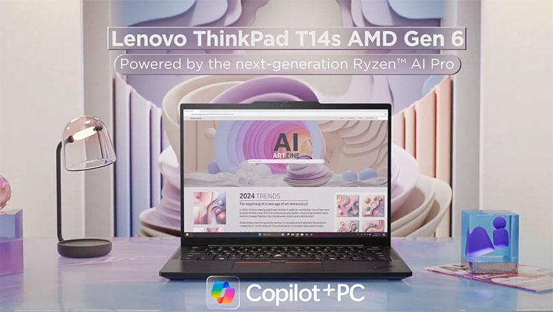 pascalparole's tweet image. Thinkpad T14s Gen 6 AMD, à l’aise sur le terrain comme au salon roxarmy.com/thinkpad-t14s-…