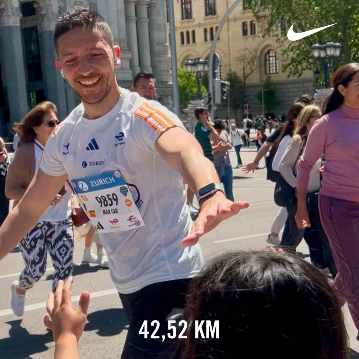 7 Maratón de ⁦<a href="/RNRmadmaraton/">Zurich RNR Running Series Madrid</a>⁩ con espectadores de lujo, cada vez mejor, cada vez más contento y con ganas de volver a repetir año a año #maraton #rnr #nikerunnig #madridmaraton #running