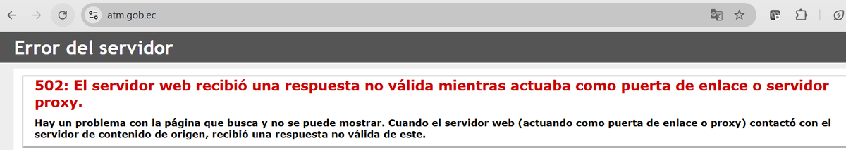 Victoranhigo's tweet photo. @ATMGuayaquil  Buenos días, favor revisar la pagina web, no esta habilitada para generar turnos de revisión https://t.co/EbpySyNOLz