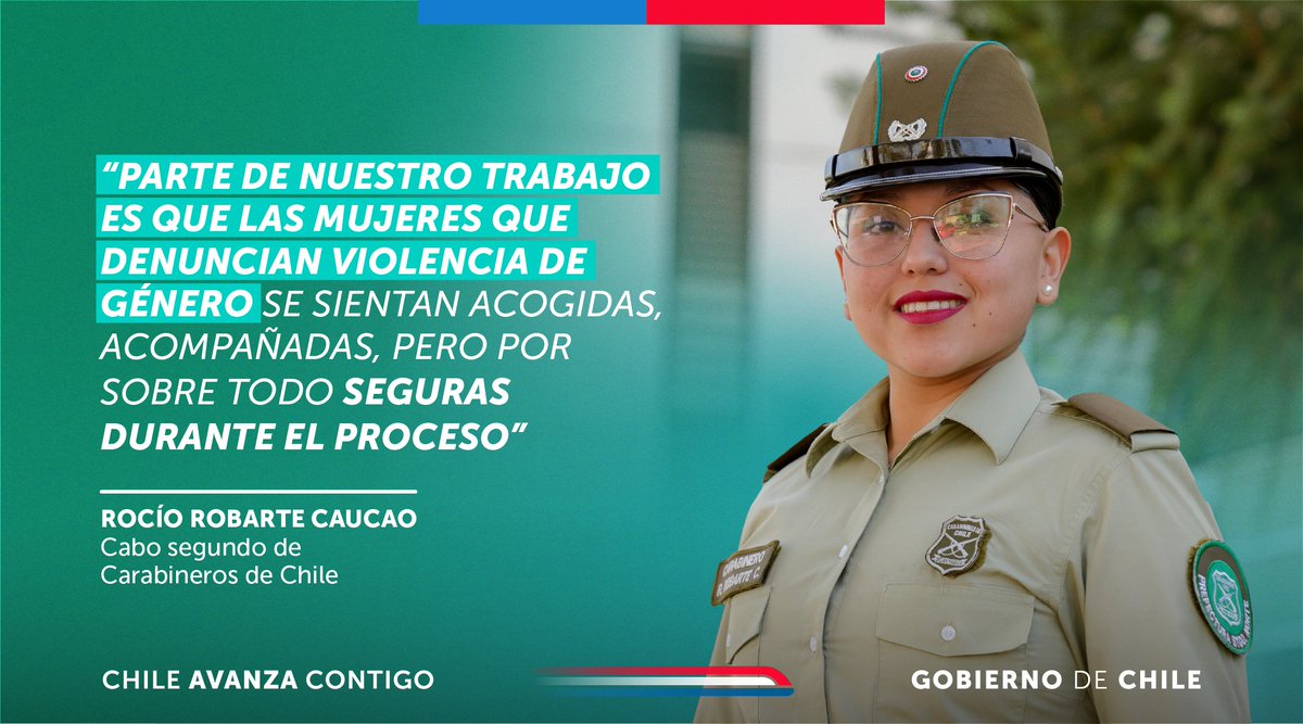Si ves a una mujer en riesgo, recuerda que cualquier persona puede denunciar, incluso de manera anónima 📞 133 de @carabdechile o 134 @pdi_chile.