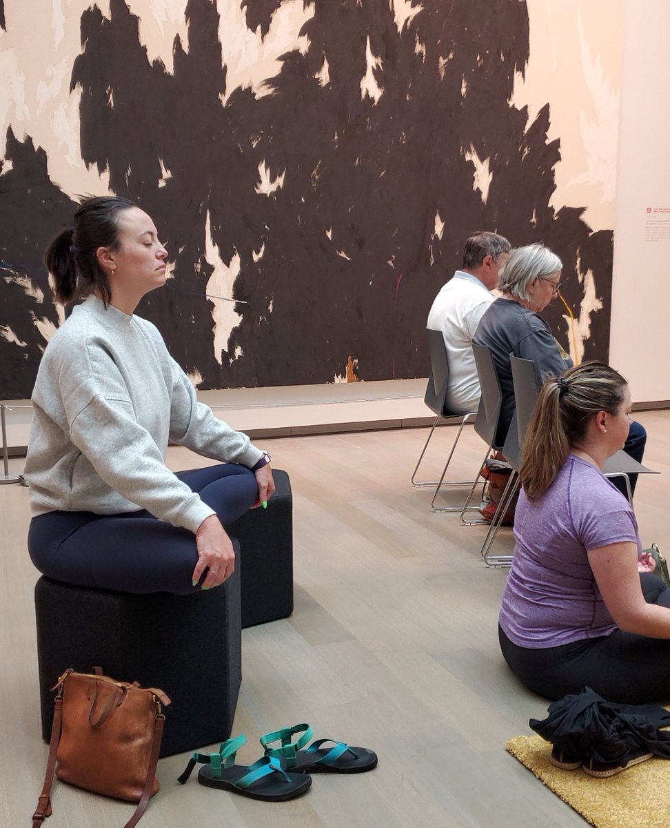 Need a moment of stillness? Join us for an hour of peaceful meditation in the Museum galleries next Saturday, May 3 at 9am.

All are welcome, and no prior experience is required. The morning will include seated and walking meditation. Register here: clyffordstillmuseum.org/events/meditat…