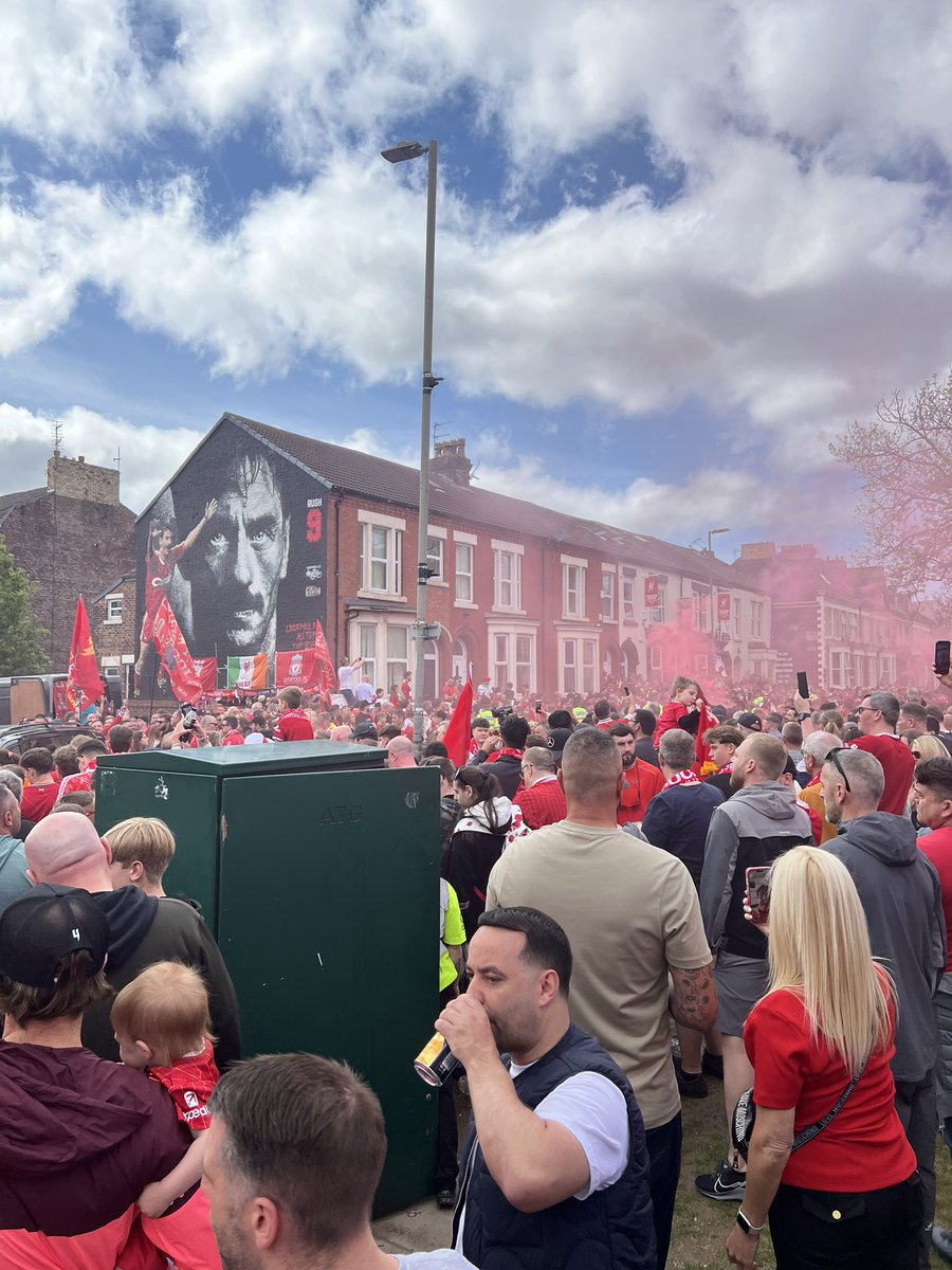 The atmosphere is building