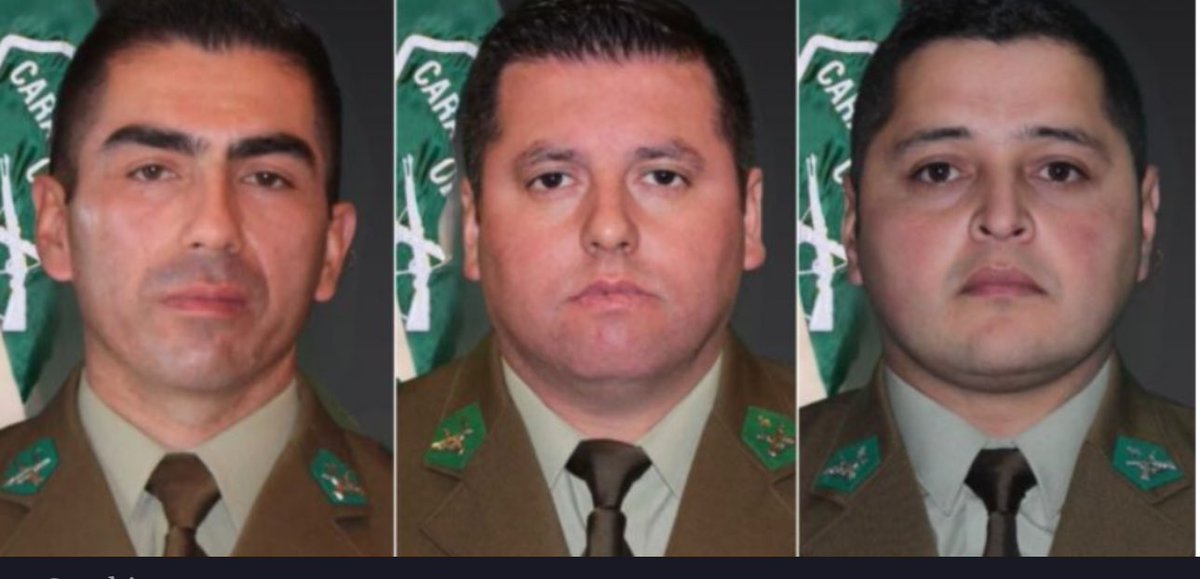 Un día como hoy, hace un año fueron asesinados en Cañete, región del BioBio el Sgto Carlos Cisterna y Los Cabos Misael Vidal y Sergio Arévalo en una embocada de un grupo terrorista, los que después de matarlos, quemaron sus cuerpos. 

Honor y gloria a los que la Patria muere.