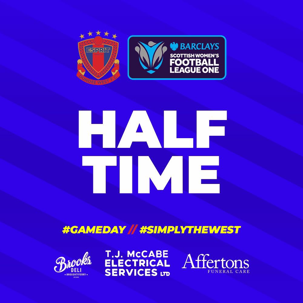 We’re behind at the break

Dundee West 0-3 <a href="/KFAWomen/">Kilwinning FA Women</a>