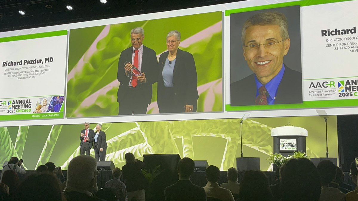 Adriana Kahn, MD (@adrianakahnmd) on Twitter photo What a stellar pair of mentor and mentee! Outstanding drug developers <a href="/AACRPres/">AACR President Patricia M. LoRusso</a> Dr. LoRusso awarding her prior fellowship director and current <a href="/FDAOncology/">FDA Oncology</a> <a href="/realrickpazdur/">Rick Pazdur</a> Director of the Oncology Center of Excellence for his trailblazing career! #AACR25 <a href="/AACR/">AACR</a> <a href="/YaleCancer/">Yale Cancer Center</a> What a stellar pair of mentor and mentee! Outstanding drug developers <a href="/AACRPres/">AACR President Patricia M. LoRusso</a> Dr. LoRusso awarding her prior fellowship director and current <a href="/FDAOncology/">FDA Oncology</a> <a href="/realrickpazdur/">Rick Pazdur</a> Director of the Oncology Center of Excellence for his trailblazing career! #AACR25 <a href="/AACR/">AACR</a> <a href="/YaleCancer/">Yale Cancer Center</a>