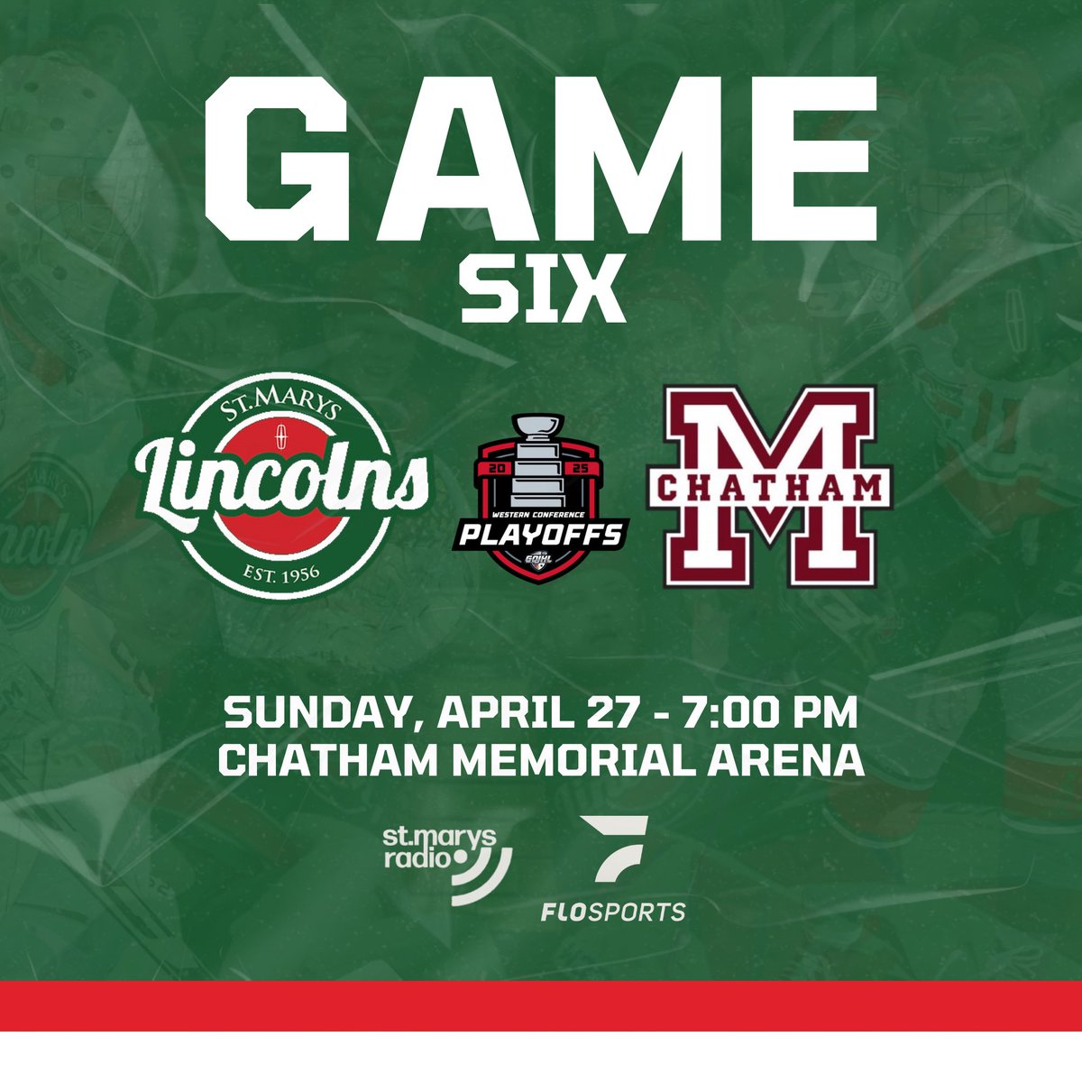 St. Marys Lincolns (@stmlincolns) on Twitter photo GAME DAY - Lincs head to Chatham for Game Six of the Western Conference Final! Listen live with <a href="/SaintMarysRadio/">St. Marys Radio</a> #GoLincsGo GAME DAY - Lincs head to Chatham for Game Six of the Western Conference Final! Listen live with <a href="/SaintMarysRadio/">St. Marys Radio</a> #GoLincsGo