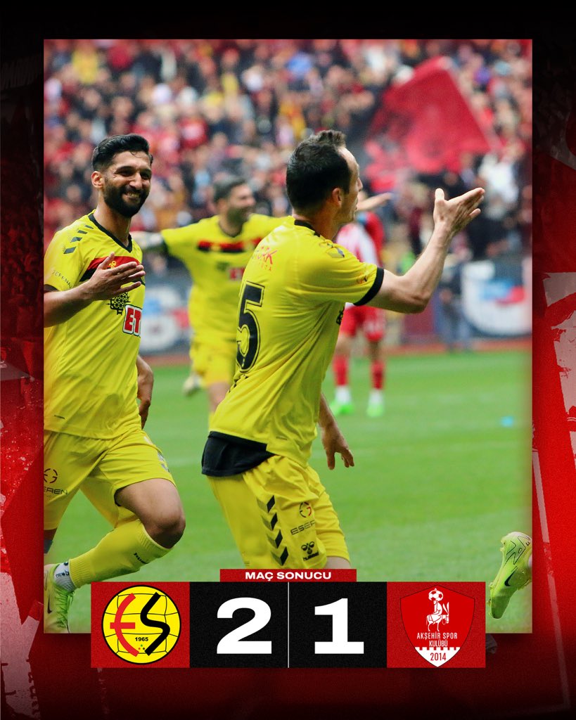 Maç Sonucu | Eskişehirspor’umuz 2-1 Akşehirspor

⚽ 29' Necati Önal
⚽ 65’ Necati Önal