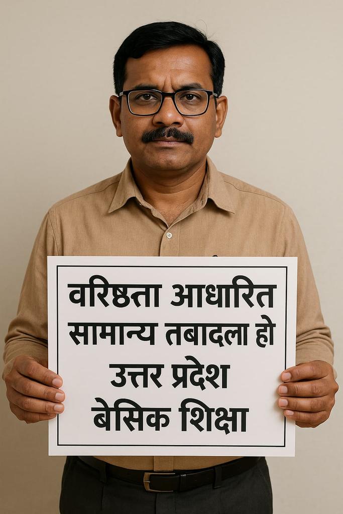 राजीव गौड़ (@rajivgaur01) on Twitter photo #UPBasic_SeniorityBasedInterDistrictTransfer
माननीय <a href="/myogiadityanath/">Yogi Adityanath</a>
जी, कृपया बेसिक शिक्षकों के लिए वरिष्ठता आधारित अंतरजनपदीय तबादला नीति लागू करें। भारांक व्यवस्था हटाकर न्याय सुनिश्चित करें।
<a href="/CMOfficeUP/">CM Office, GoUP</a>
<a href="/basicshiksha_up/">Department Of Basic Education Uttar Pradesh</a>
<a href="/kpmaurya1/">Keshav Prasad Maurya</a>
<a href="/brajeshpathakup/">Brajesh Pathak</a>
<a href="/UPGovt/">Government of UP</a> #UPBasic_SeniorityBasedInterDistrictTransfer
माननीय <a href="/myogiadityanath/">Yogi Adityanath</a>
जी, कृपया बेसिक शिक्षकों के लिए वरिष्ठता आधारित अंतरजनपदीय तबादला नीति लागू करें। भारांक व्यवस्था हटाकर न्याय सुनिश्चित करें।
<a href="/CMOfficeUP/">CM Office, GoUP</a>
<a href="/basicshiksha_up/">Department Of Basic Education Uttar Pradesh</a>
<a href="/kpmaurya1/">Keshav Prasad Maurya</a>
<a href="/brajeshpathakup/">Brajesh Pathak</a>
<a href="/UPGovt/">Government of UP</a>