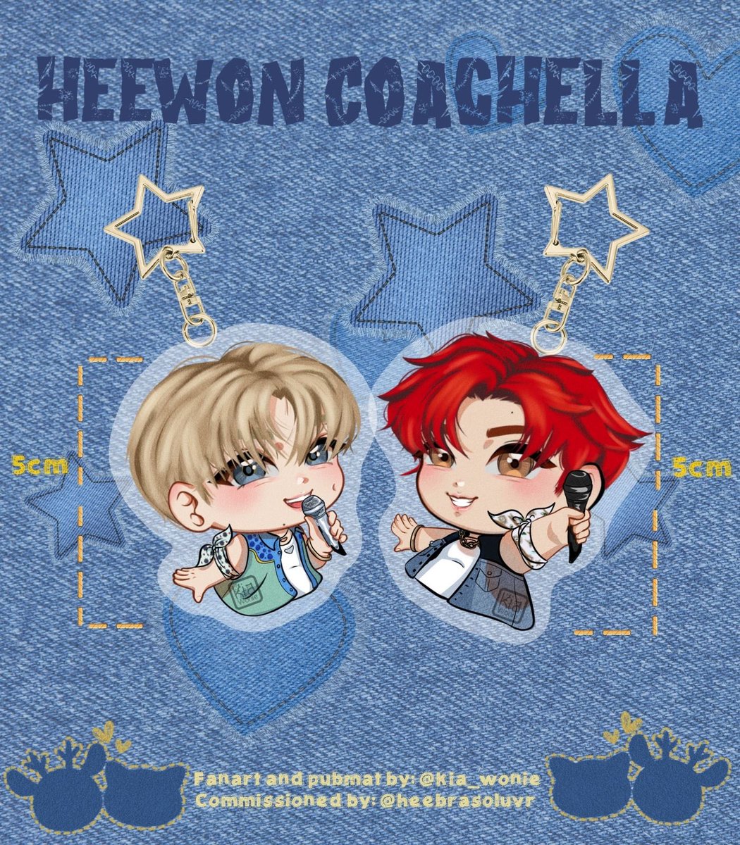 TWINZSTUDIO's tweet image. [INTEREST CHECK]

‧₊˚☆ HeeWon Coachella Keyrings ☆˚₊‧

★ ₱75 = Solos &amp;amp; ₱90 = Duo (Tentative)
★ DOP: 50% DP, rembal once onhand

Reply if inch! RTs are appreciated~ ❤️💛

🏷️ ic ph wts lfb heeseung jungwon enhypen digitals 5cm keyring keychain enchella anik anik