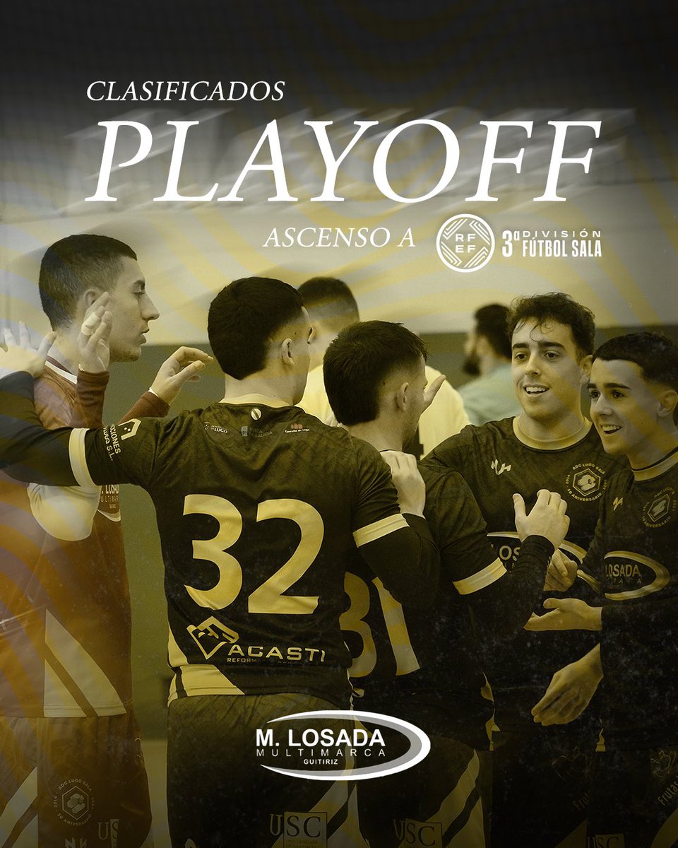 😍 CLASIFICADOS para o PLAYOFF de ASCENSO a #TerceiraDivisiónFS por segundo ano CONSECUTIVO quedando subcampións de #PreferenteFutgal! 

✅ VITORIA do FILIAL 7-1 ante o A Estrada Futsal cun partidazo dos de Álvaro Julio! 

⚽️ Necho (4), Mitxel, Jairo e o rival en propia meta.