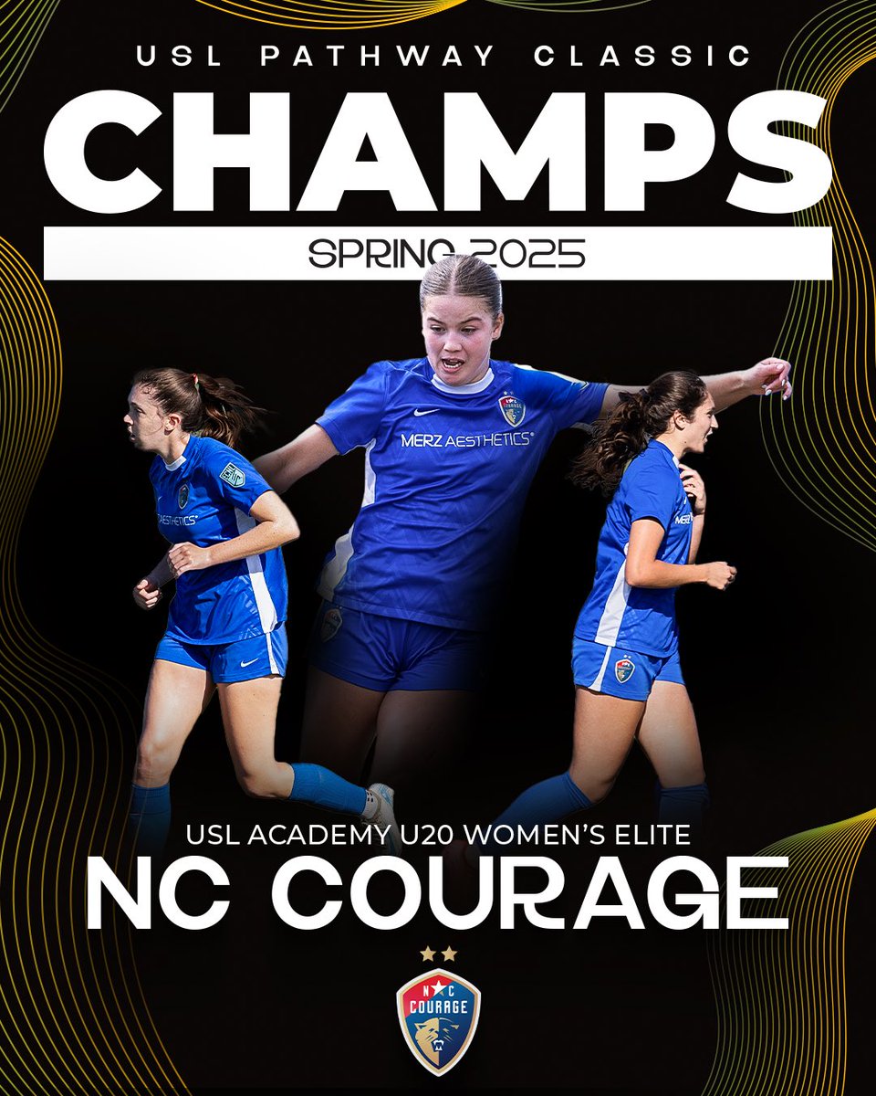 USL Academy (@usl_academy) on Twitter photo CH🅰️MPS 🏆
<a href="/NCCourageAcad/">NC Courage Academy</a> are the first-ever U20 Women’s Elite USL Pathway Classic champions! 👏 CH🅰️MPS 🏆
<a href="/NCCourageAcad/">NC Courage Academy</a> are the first-ever U20 Women’s Elite USL Pathway Classic champions! 👏