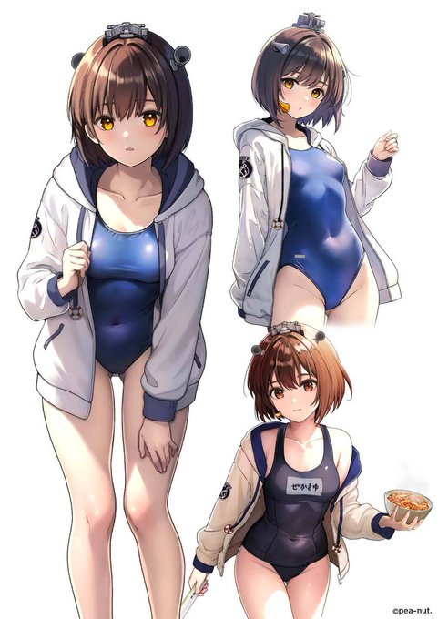 #艦これ #雪風 
スク水の詰め合わせ😊 