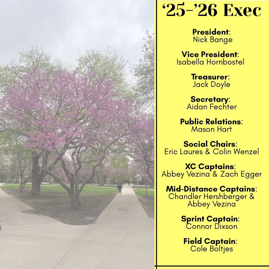 Run_ISU's tweet image. Congratulations to our new 2025-2026 executive team!