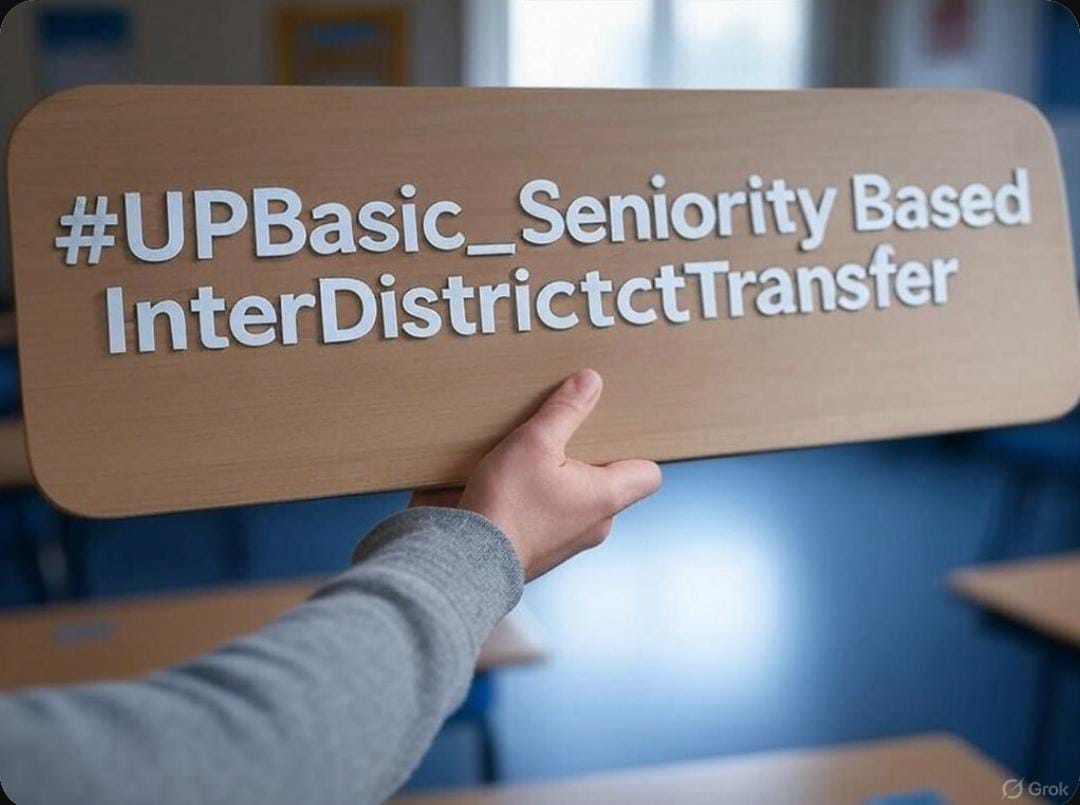 शिक्षकों के लिए #UPBasic_SeniorityBasedInterDistrictTransfer प्रक्रिया में पारदर्शिता और निष्पक्षता सुनिश्चित करना आवश्यक है। सभी संबंधित अधिकारियों से अनुरोध है कि इस मुद्दे पर ध्यान दें। <a href="/myogiadityanath/">Yogi Adityanath</a> <a href="/thisissanjubjp/">Sandeep Singh</a> <a href="/ChiefSecyUP/">S.P. Goyal, Chief Secretary, GoUP</a> <a href="/UPGovt/">Government of UP</a> <a href="/BJP4India/">BJP</a> <a href="/basicshiksha_up/">Department Of Basic Education Uttar Pradesh</a>

Stp79