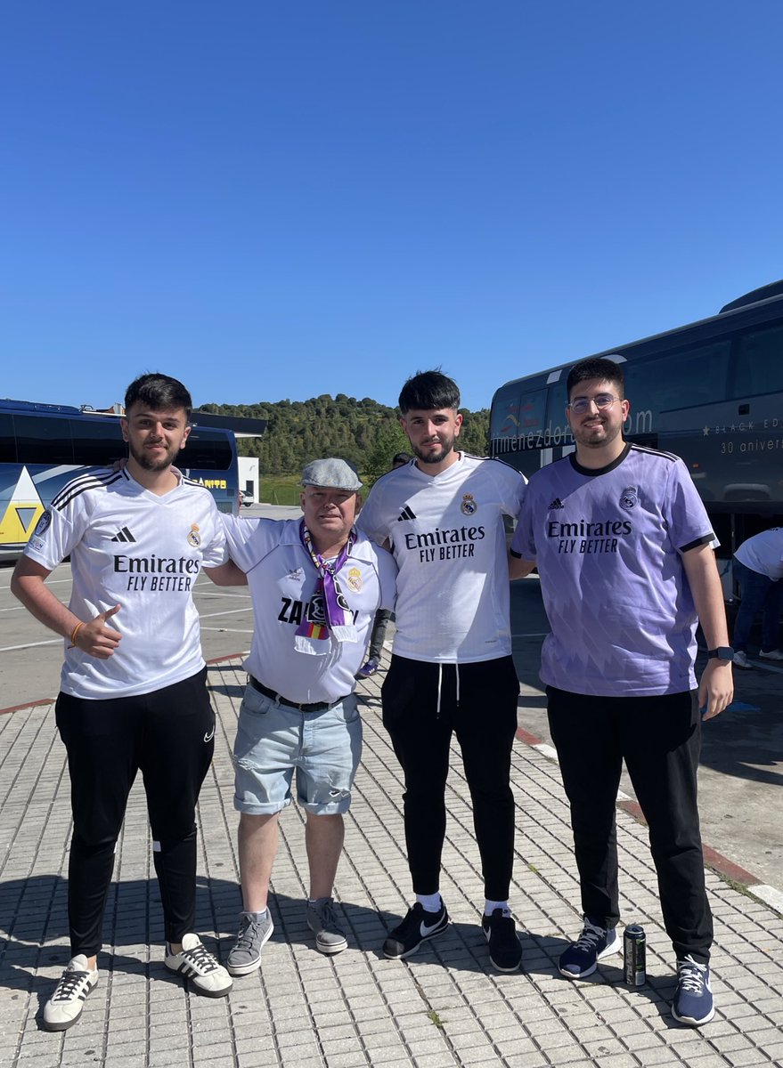 A pesar del resultado, orgulloso de nuestro Real Madrid!! 
Gran día de Madridismo por Sevilla 🤍💜