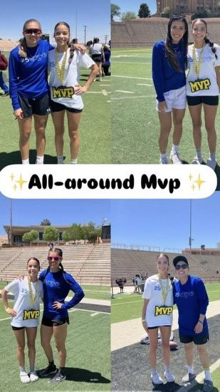 Congrats to Nima Ruiz for being awarded MVP at this weekend’s flag football camp. 
We are all proud of you.