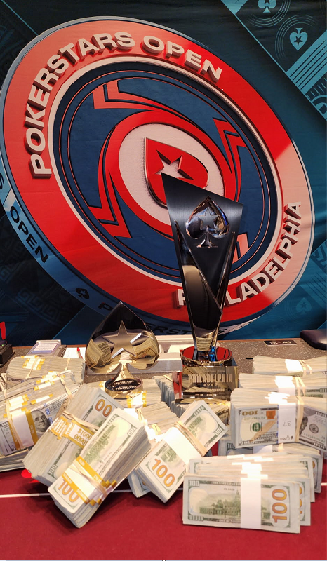 What a ride.
Huge shoutout to everyone who showed up for the PokerStars $1,100 Main Event 🙌
Over $1.1 MILLION in the prize pool 💸
$184K up top and one trophy still waiting 🏆
Who's taking it down? Stay locked in. 👀
<a href="/PokerStarsUSA/">PokerStarsUSA</a> #Poker

Gambling problem? Call 1-800-Gambler.