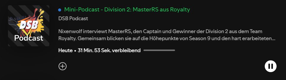 Vielen lieben Dank für die Idee, die Chance und die Umsetzung 🙏🏼🍀

wie ich finde ein schöner und gebührender Abschluss der letzten DSB Season

open.spotify.com/episode/6JfX9R…