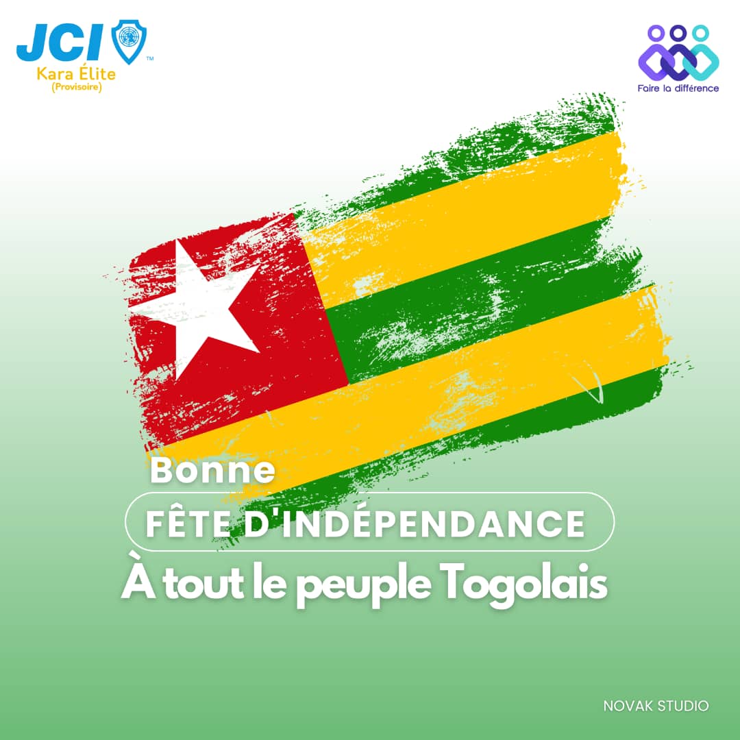 "L’indépendance n’est pas un point d’arrivée, mais un point de départ."
C’est le rappel que nous laisse l’histoire du Togo, ce 27 avril 1960, lorsque notre peuple choisit de se tenir debout, libre et maître de son destin.
#independance #27Avril #togolais228
