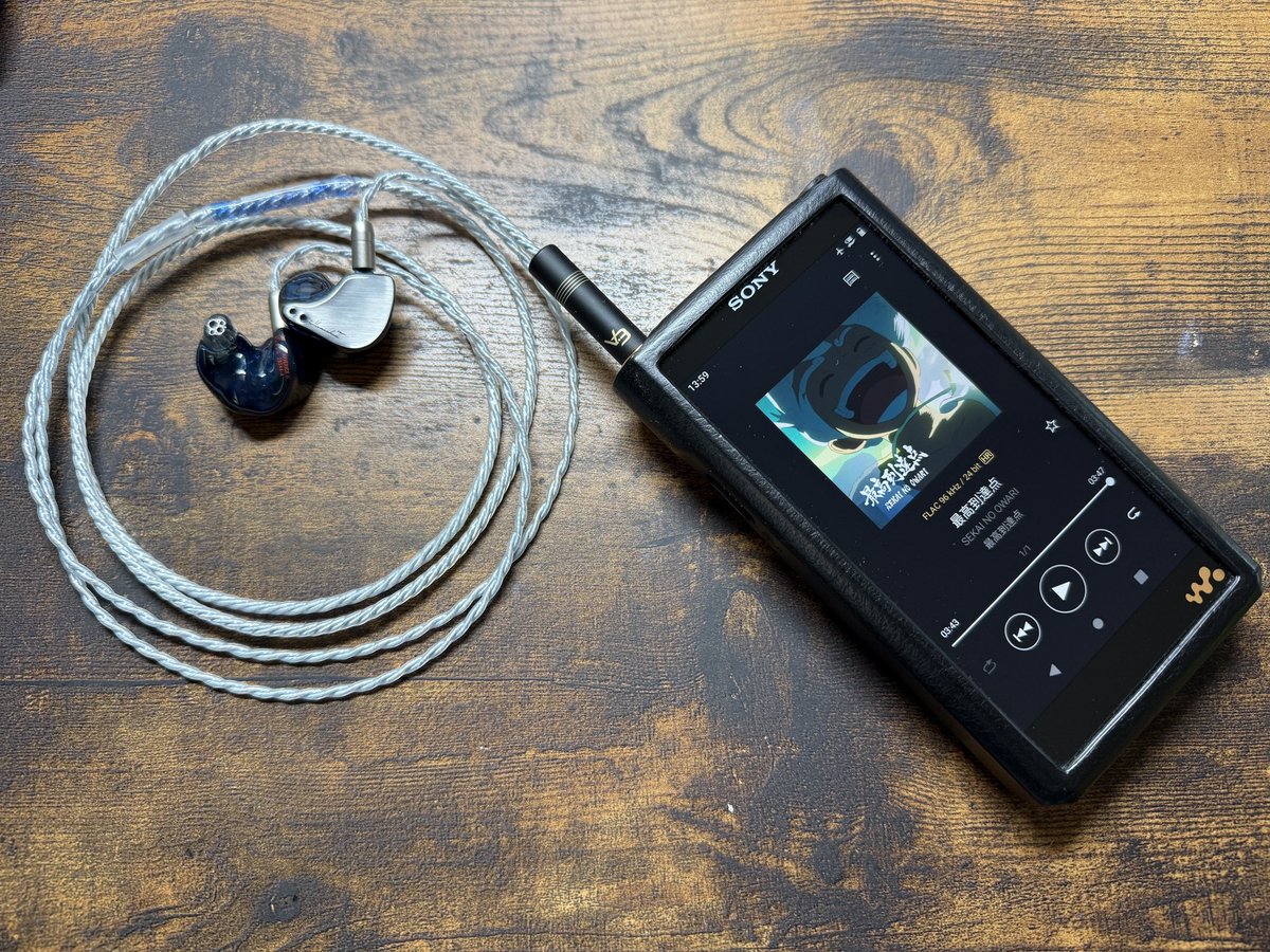 DAP SONY NW-WM1ZM2 ケーブル WAGNUS. Aqualice Sheep -Type RAYA 