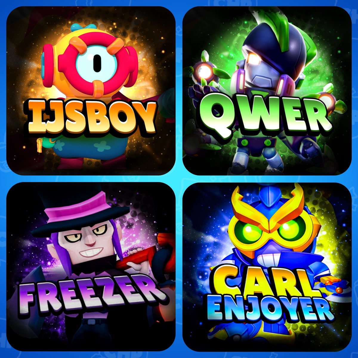 🎨 GIVEAWAY! 🎉:

🖼️ 2x Free Custom Logos (Brawler + Name)

How to enter: 
▫️ Follow <a href="/ChappyBSS/">Chappy</a> 
▫️ ❤️+♻️
▫️ Comment anything 💬

Giveaway Ends in 3-7 days! 🍀

Or Get yours now for ONLY $2!! 
Temporary discount 🔥 (Normally $3)