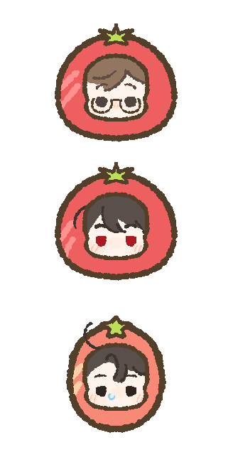 지인분(@ w3mEw) 께 부탁드렸던 신키바사무소 아기친구들을 자랑합니다... 🥹🥹🩷🩷👶보너스로 주신 토마토는 시나가와 군이 방울토마토에요  🥹🫳🫳🫳🍅🍅🍅