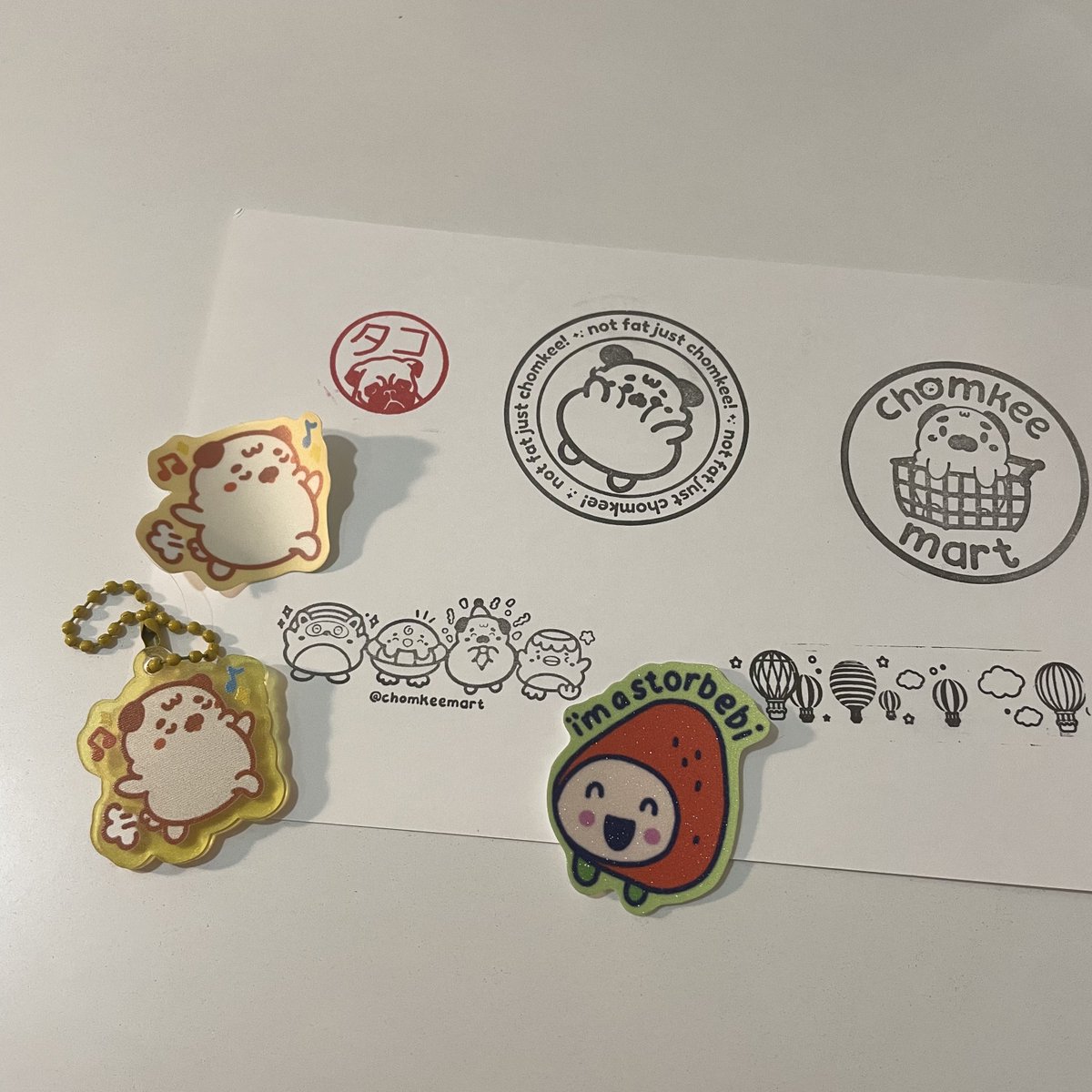 <a href="/chomkeemart/">Chomkee Mart</a> 💌 everything was so cute including your table!! 

thank u for telling us about the lore about your characters 🫶🏻 hope i'll be able to see ur dog in person soon hehe