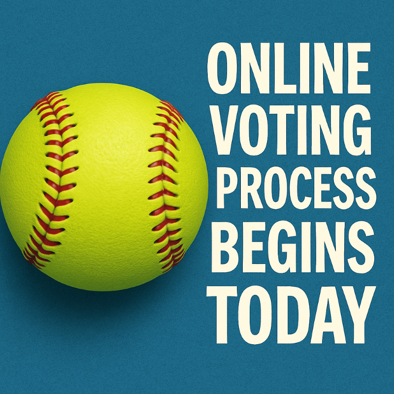 The SWDAB highschoolvoting.com site is open today to begin the Softball voting process.  Deadline to enter records/comments is Wed., April 30, midnight.  Voting is open Thurs., May 1 and ends promptly at noon on Sat., May 3.  Meeting is Sun., May 4th.