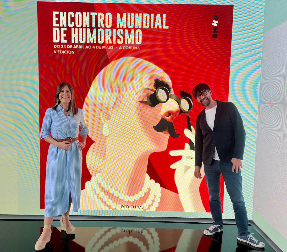 📺 Hoxe o <a href="/ZigZagTvg/">Zigzag</a> Fin de Semana na <a href="/TVGalicia/">TVG</a> veu completiño! E Luis Piedrahita o  
director artístico do <a href="/EmhuOficial/">EMHU 2025</a> veunos ver.