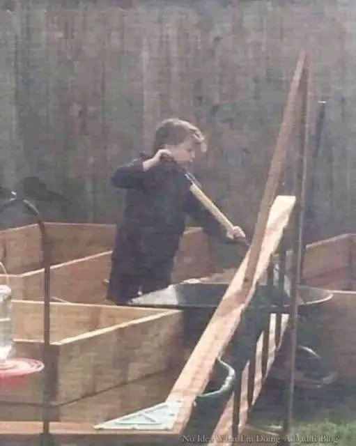 fopminui's tweet image. &quot;When I asked my 11-year-old son to help me unload dirt from our small pickup into his mother’s new garden boxes, his reaction was typical.
“Ummmm… I’m busy right now,” He said.
He was playing Roblock on the family laptop, wearing sweat pants and an old T-shirt, lounging on the…