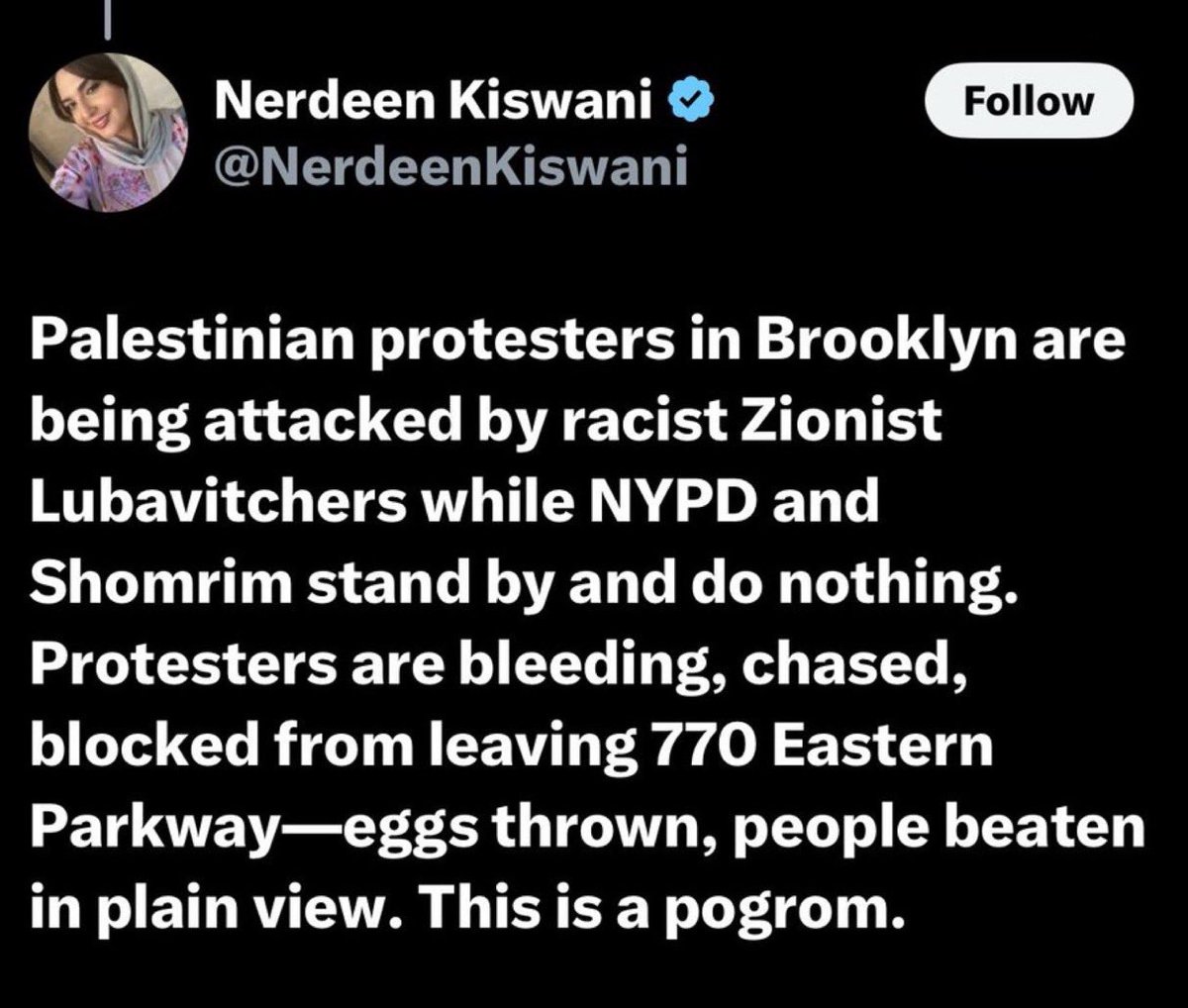 What has the world come to when you can't even go to a Jewish neighborhood, provoke them, and chant genocidal slogans, without getting fought back. 

The instigators are the real victims, just like the Palestinians.

😓😓😓
