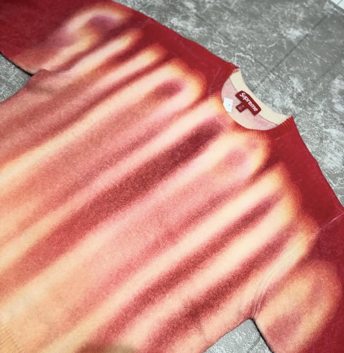 Shtreetwear's tweet image. Supreme Blurred Logo Knit