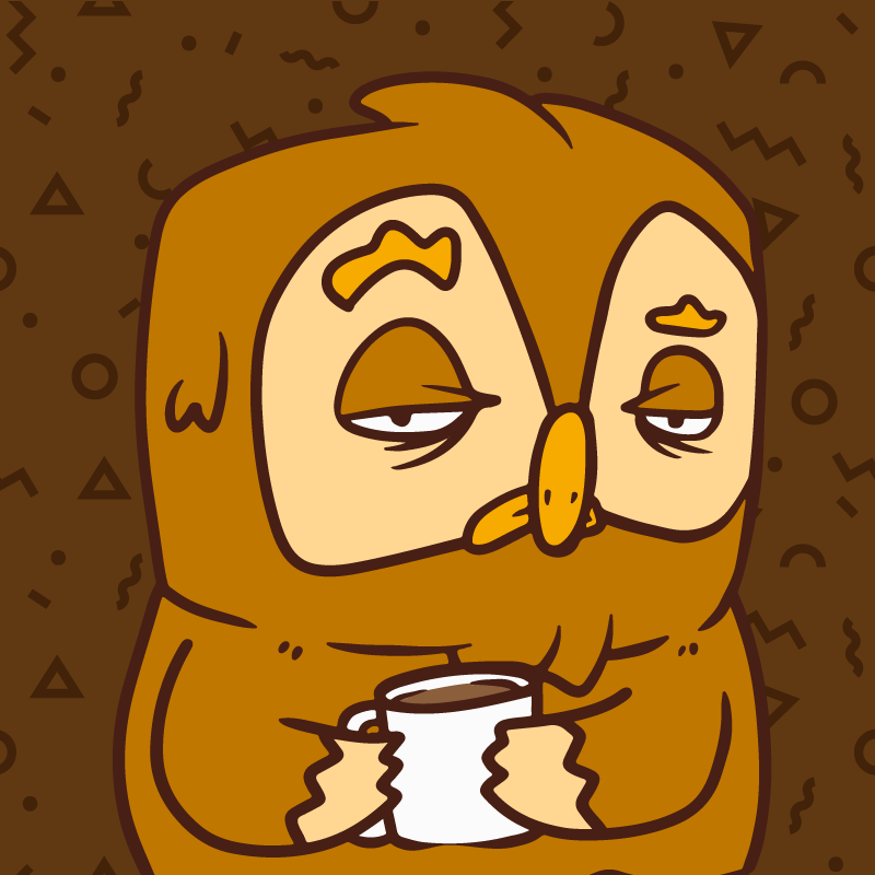 mowoove's tweet photo. Community grinding 24/7.
Me supervising with coffee and vibes. 🦉☕

Thanks for being here, every step of the way. https://t.co/AsuRPRlb5H