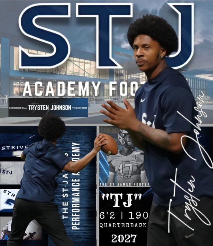 Whole New Vibe At The St James Academy
<a href="/OvertonDarryl/">Darryl Overton</a> <a href="/CoachOvertonJ/">Jeffrey Overton Sr.</a> <a href="/carljfred/">Carl Frederick</a> <a href="/EdOBrienCFB/">EdOBrienCFB</a> <a href="/QBCITYONLINE/">QBCITYONLINE</a> <a href="/trysten20603132/">Trysten “TJ” Johnson</a> <a href="/toby_lux/">🅲🅾🅰🅲🅷 𝑻𝒐𝒃𝒚 𝑳𝒖𝒙</a>