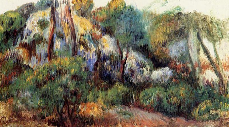 Purple Landscape #artbots #renoir