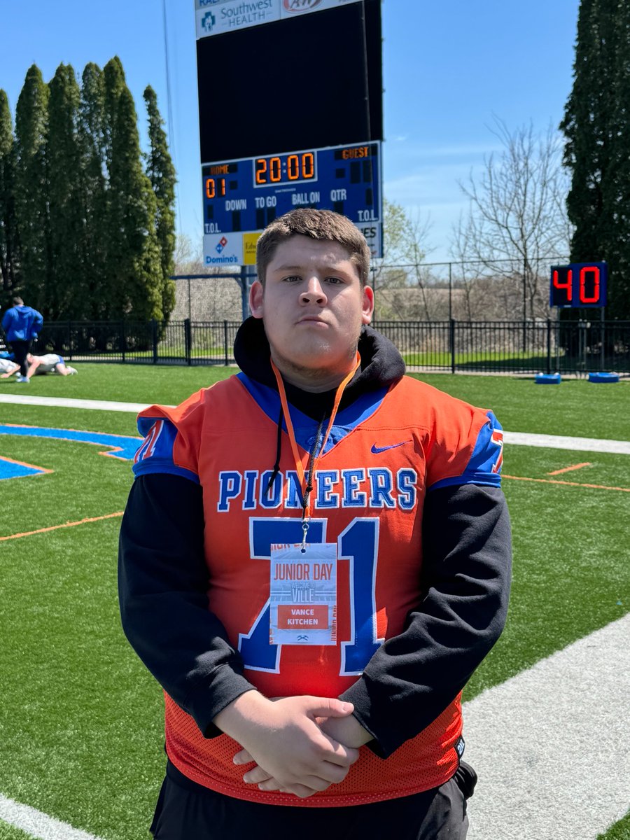 Vance Kitchen_71 (@kitchenvance) on Twitter photo After a great conversation with <a href="/CoachMikeUWPlat/">Michael Alberico</a> I am honored to receive an offer from <a href="/UWPlattFootball/">UW-Platteville Football</a> to continue to play football at the next level! <a href="/Allenbt29/">Brent Allen</a> <a href="/Ryan_Munz/">Ryan Munz</a> <a href="/hicksadam192/">Adam Hicks</a> @Coach_MuellerFB <a href="/JPRockMO/">JP Rock</a> <a href="/elitefootball/">EliteFootballAcademy</a> <a href="/PrepRedzoneMO/">Prep Redzone Missouri</a> <a href="/6starfootballMO/">Six Star Football | MISSOURI</a> After a great conversation with <a href="/CoachMikeUWPlat/">Michael Alberico</a> I am honored to receive an offer from <a href="/UWPlattFootball/">UW-Platteville Football</a> to continue to play football at the next level! <a href="/Allenbt29/">Brent Allen</a> <a href="/Ryan_Munz/">Ryan Munz</a> <a href="/hicksadam192/">Adam Hicks</a> @Coach_MuellerFB <a href="/JPRockMO/">JP Rock</a> <a href="/elitefootball/">EliteFootballAcademy</a> <a href="/PrepRedzoneMO/">Prep Redzone Missouri</a> <a href="/6starfootballMO/">Six Star Football | MISSOURI</a>