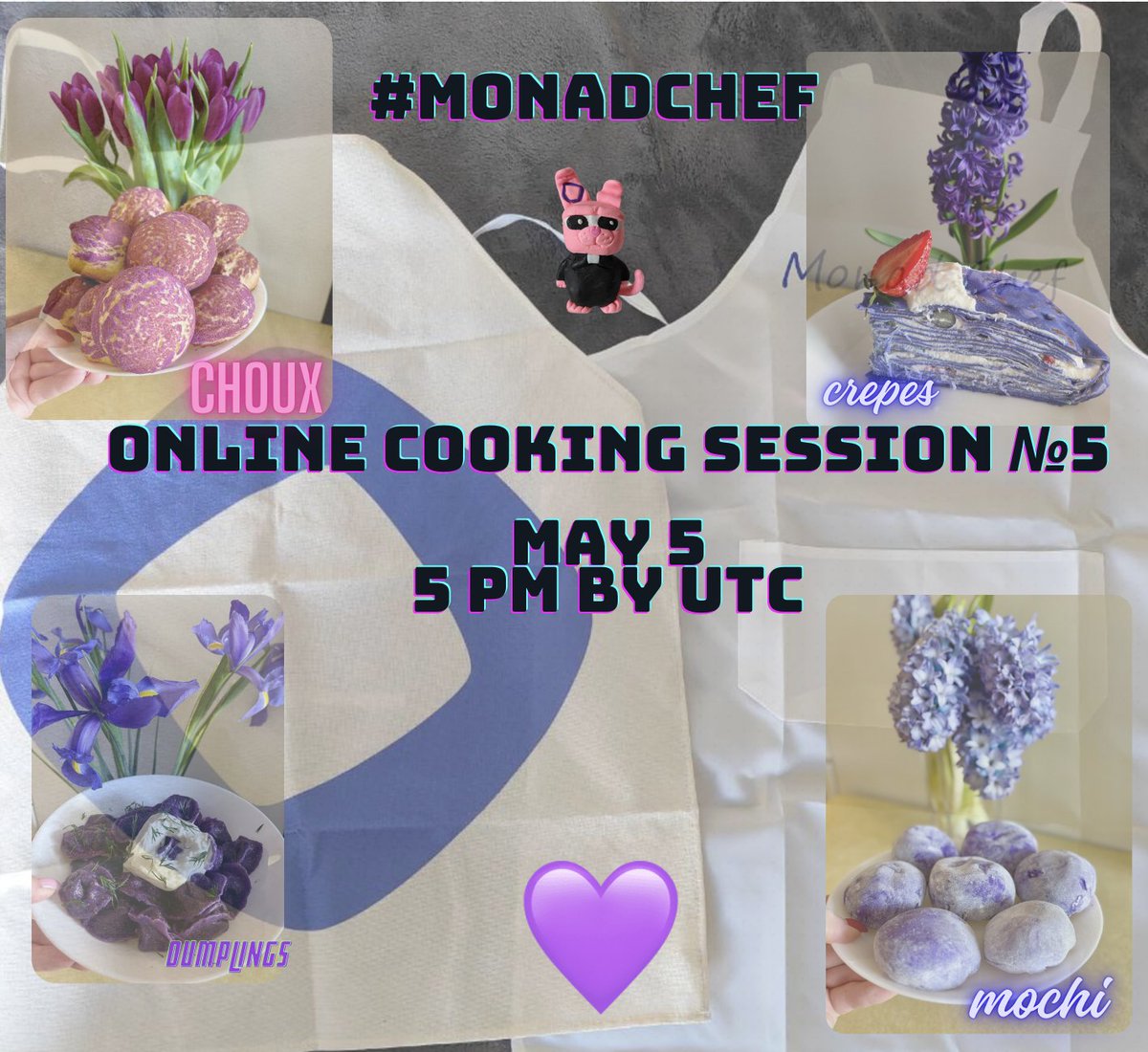 nas91110's tweet image. Monad Chef 👨‍🍳👩‍🍳 is back from vacation 🌴
And ready for Cooking Session № 5!
May 4 at 5 PM UTC! 🍳🔥

Cant wait to see you there!

#Monad #MonadChef #Web3 #Cooking