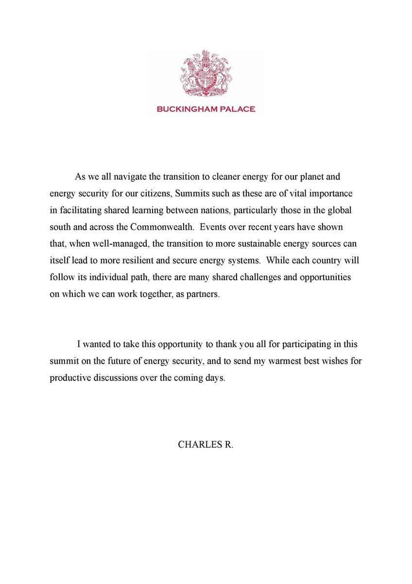 Fatih Birol (@fbirol) on Twitter photo Many thanks to King Charles III of the UK for his engagement with the International Summit on the Future of Energy Security, hosted by the 🇬🇧 & <a href="/IEA/">International Energy Agency</a> in London last week
We brought together 60 governments from around the world, including from the Commonwealth, on this major issue Many thanks to King Charles III of the UK for his engagement with the International Summit on the Future of Energy Security, hosted by the 🇬🇧 & <a href="/IEA/">International Energy Agency</a> in London last week
We brought together 60 governments from around the world, including from the Commonwealth, on this major issue