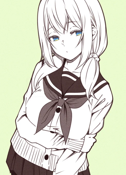 横になって何とか頭痛から解放されたー#オリジナル #創作 