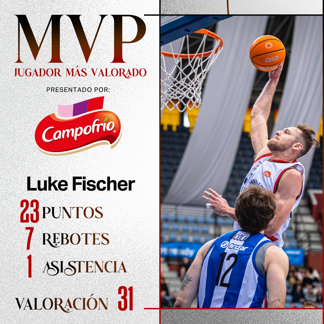 Partido 𝐠𝐫𝐚𝐧𝐝𝐞 de un tío 𝐠𝐫𝐚𝐧𝐝𝐞 🔥🔥🔥

<a href="/Bigfishy40/">Luke Fischer</a> se vuelve de Gipuzkoa con el #MVPCampofrío 🔝