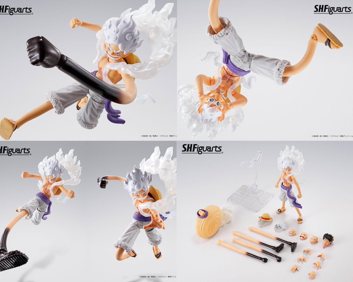 S.H.Figuarts Monkey D. Luffy Gear 5 Future Island Egghead has been