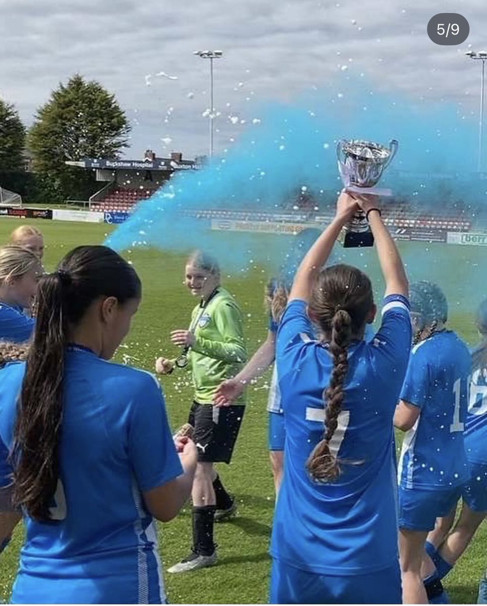 Congratulations to Poppy and her Wigan Athletic u14’s team on winning the Lancashire County Cup u14’s  against a very talented Bolton Wanderers!! Absolutely superb today, every girl played their part. Proud of you Pops and your team. <a href="/RainhillPE/">Rainhill PE</a> <a href="/KnowsleySaints/">🌈Knowsley St Helens Girls🌈</a> <a href="/LSFAGirls/">Lancashire Schools FA Girls- Official</a>
