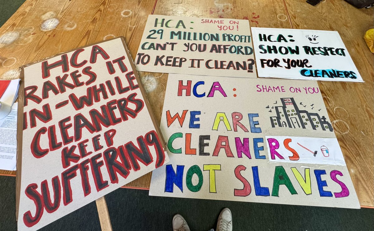 IWGB Cleaners & Facilities Branch (@iwgbcleaners) on Twitter photo PROTEST!!🔥
Cleaners <a href="/LondnBridgeHosp/">London Bridge Hospital</a> fight against unfair treatment!
.<a href="/HCAhealthcare/">HCA Healthcare</a> management has been abusing workers rights - making profit at the expense of worker wellbeing & client safety.
Join their protest on Monday 12:30pm & sign the petition👇🏽
actionnetwork.org/petitions/dema… PROTEST!!🔥
Cleaners <a href="/LondnBridgeHosp/">London Bridge Hospital</a> fight against unfair treatment!
.<a href="/HCAhealthcare/">HCA Healthcare</a> management has been abusing workers rights - making profit at the expense of worker wellbeing & client safety.
Join their protest on Monday 12:30pm & sign the petition👇🏽
actionnetwork.org/petitions/dema…