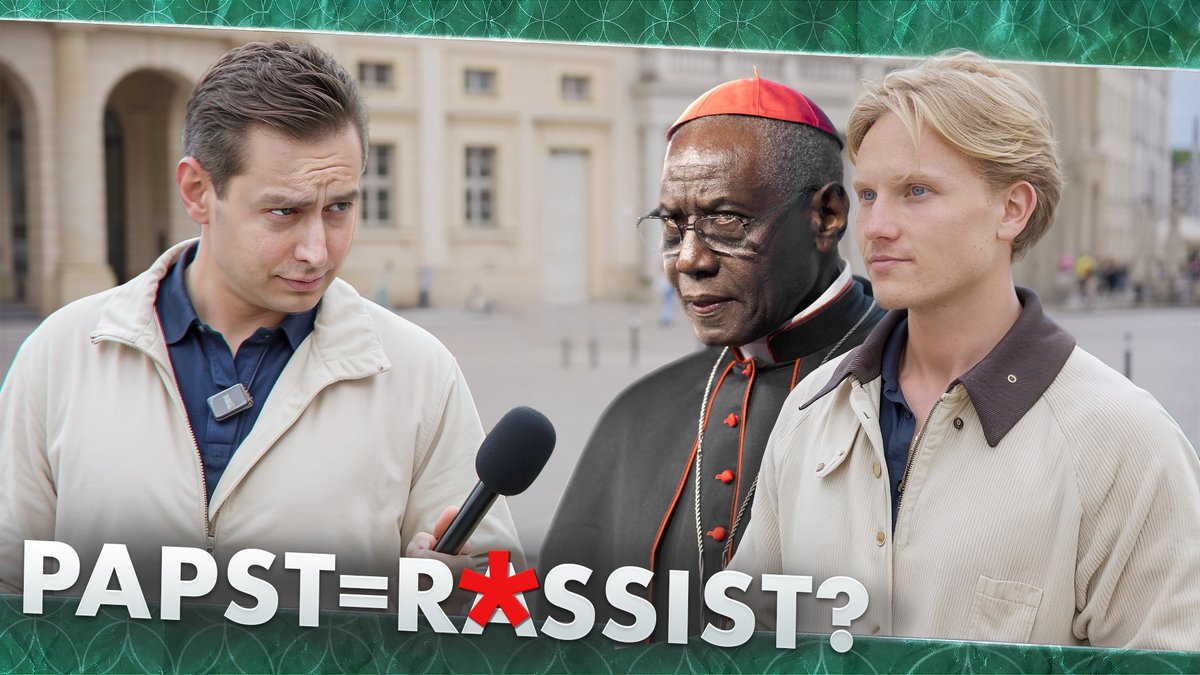 Schwarzer Papst? Kein Problem.
Papst gegen Masseneinwanderung? Dann doch lieber nicht! 
<a href="/dieketzer/">LEO</a> und ich waren auf der Straße unterwegs und wollten wissen: Wie tolerant sind wir wirklich?

youtu.be/bttJ2hqMgzo