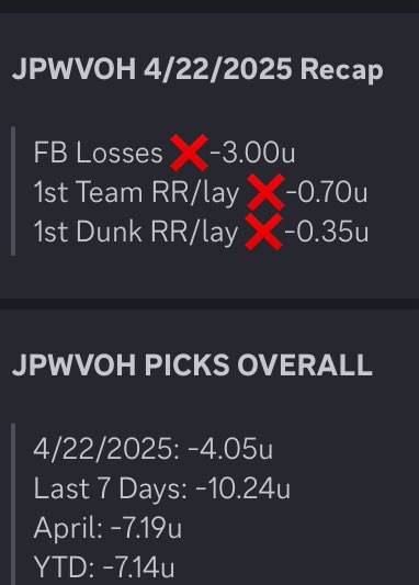 michael3874949's tweet photo. @CamdenCaps these cappers in btb are pussy. Joke is down big units and when someone brings it up he bans them. jp too busy picking out fruity ass suits from ru pauls closet instead of making picks. He’s had multiple days in the last week, maybe even two where he hits no bets in the day https://t.co/2YVTLwvAS3