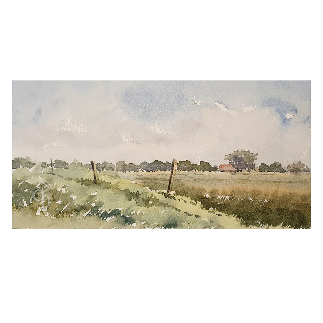 Polderland Holland

Aquarel 15 X 30 cm 300 grams
Saunders Waterford NOT

<a href="/StCuthbertsMill/">St Cuthberts Mill</a>  
@princetonbrush
@industriamaimeri