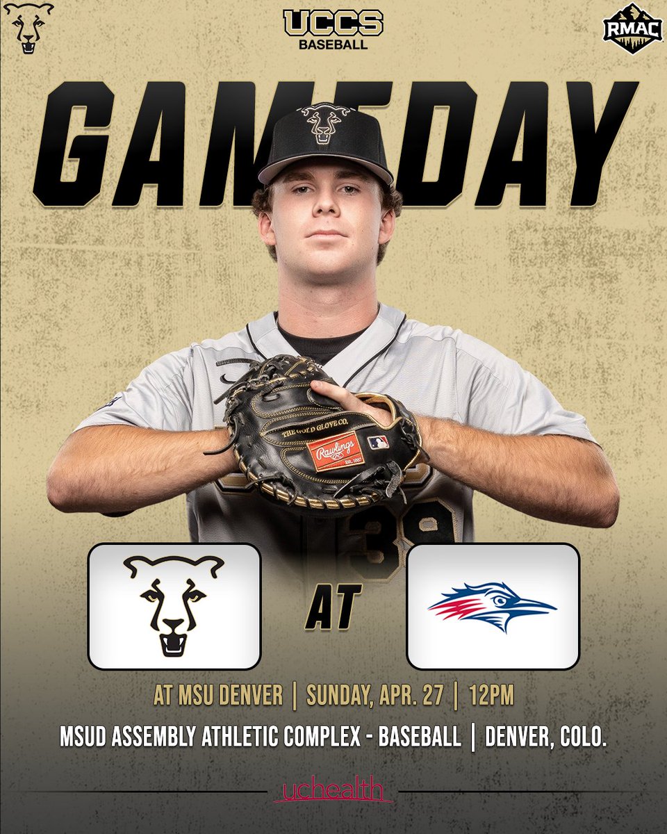 ⚾️ GAMEDAY ⚾️

🆚 MSU Denver
📍 Denver, Colo.
🏟️ MSUD Assembly Athletic Complex - Baseball
⌚️ 12 p.m.
📊 brnw.ch/21wSfFt
🎥 brnw.ch/21wSfFs

#GoMountainLions #RMACbsb