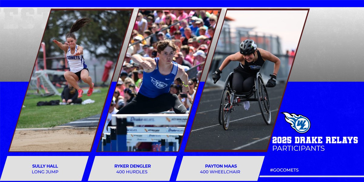 West Liberty CSD (@westlibertycsd) on Twitter photo CONGRATULATIONS to our 3 Drake Relays participants! What a great experience for all 3 of these athletes!
Senior <a href="/DenglerRyker/">Ryker dengler</a> ran a season best 53.46 finishing 7th!
We look forward to seeing these 3 and their teammates back at the Blue Oval in less than a month at state track! CONGRATULATIONS to our 3 Drake Relays participants! What a great experience for all 3 of these athletes!
Senior <a href="/DenglerRyker/">Ryker dengler</a> ran a season best 53.46 finishing 7th!
We look forward to seeing these 3 and their teammates back at the Blue Oval in less than a month at state track!
