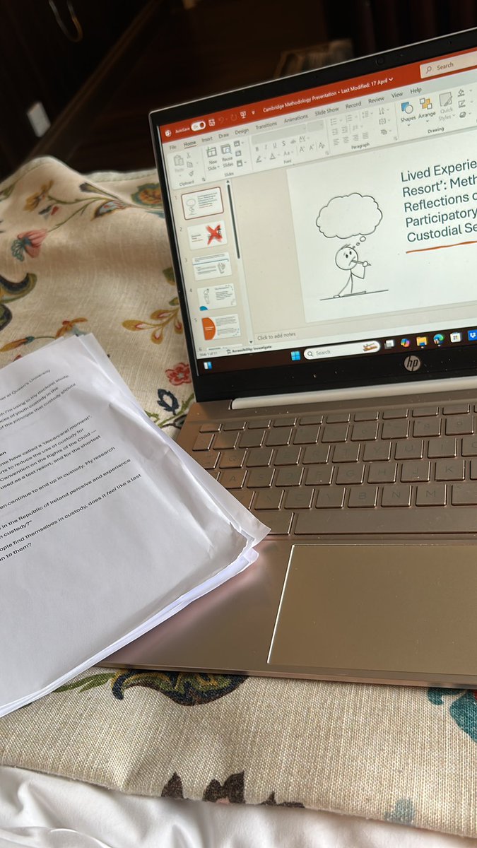 Kelly Razey (@journey2phd) on Twitter photo Practising ahead of tomorrow’s presentation at the Institute of Criminology, <a href="/Cambridge_Uni/">Cambridge University</a>, PhD conference 😬 <a href="/SLSSHub/">SLSSHub</a> <a href="/QUBSSESW/">SSESW at Queen's</a> <a href="/QUB_ICCJ/">QUB Institute of Criminology and Criminal Justice</a> #phdstudent Practising ahead of tomorrow’s presentation at the Institute of Criminology, <a href="/Cambridge_Uni/">Cambridge University</a>, PhD conference 😬 <a href="/SLSSHub/">SLSSHub</a> <a href="/QUBSSESW/">SSESW at Queen's</a> <a href="/QUB_ICCJ/">QUB Institute of Criminology and Criminal Justice</a> #phdstudent