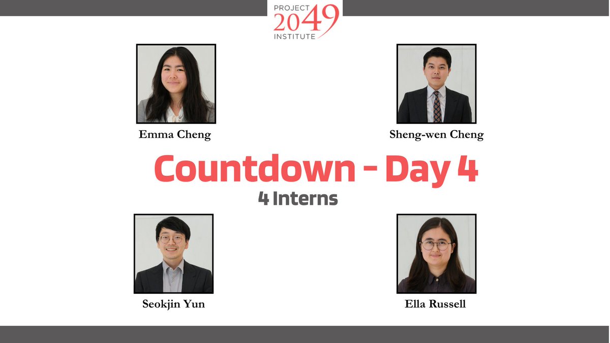 Day 4 ⌛- a spotlight on our 4 spring interns

Shaping the next generation of Indo-Pacific experts: Hundreds of talented people came through our doors; they're making their marks in the policy world today. Their journeys inspire us; we're honored to be a part of their story.